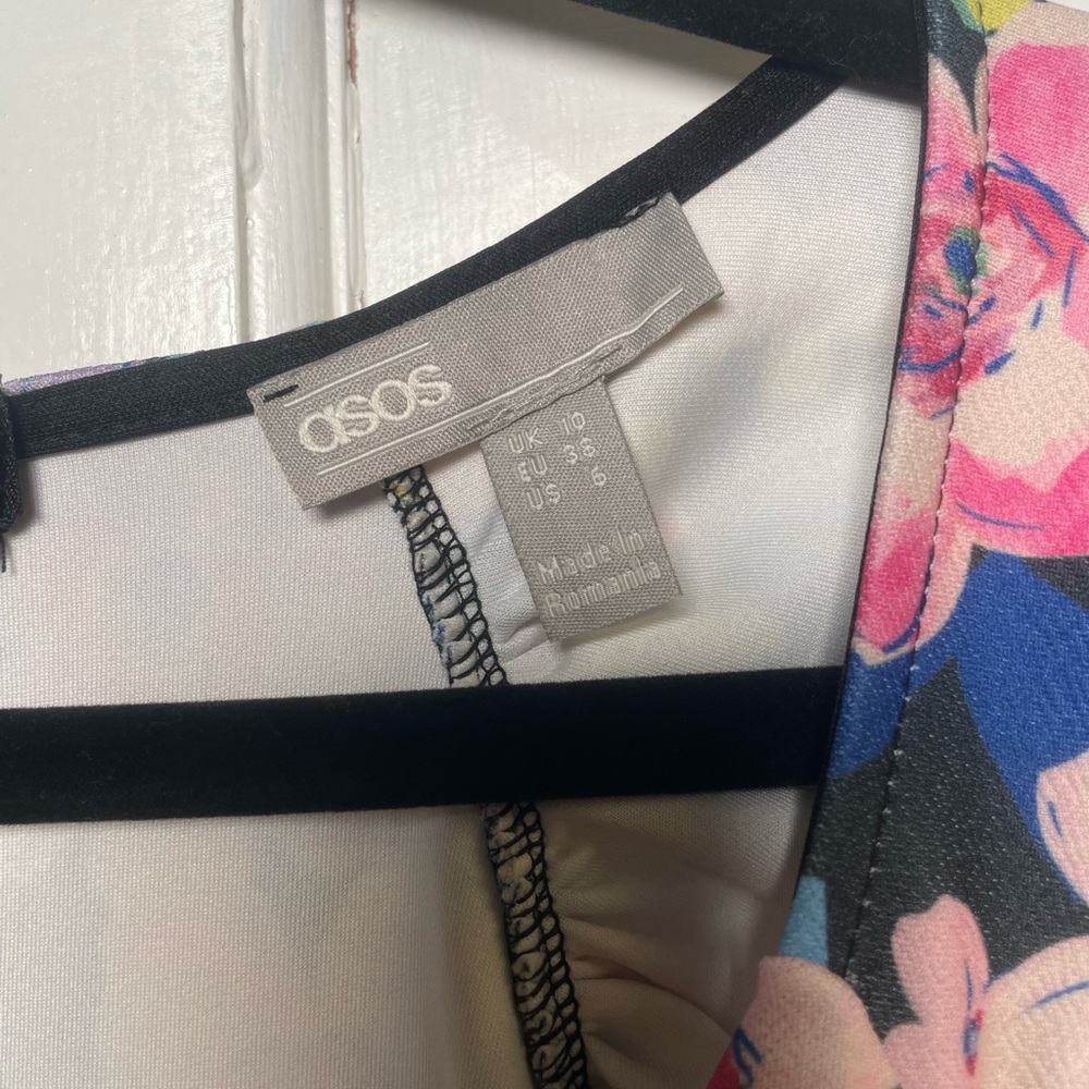 ASOS Puff Sleeve Button Down Mini Dress - Picture 5 of 10